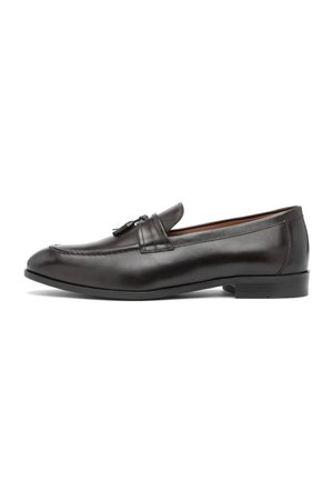 Pantofi slip-on eleganți - dark brown