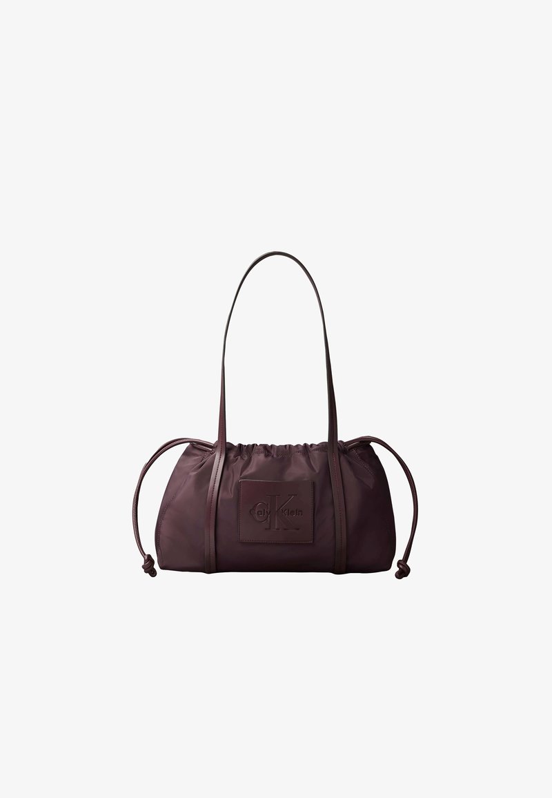 Calvin Klein DRAWSTRING SATCHEL - Τσάντα χειρός - dark brown