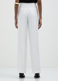 Calliope LUNGO - Stoffhose - bianco