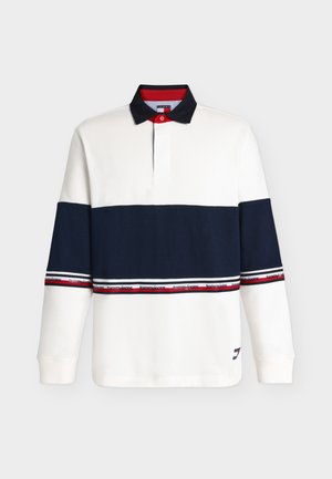Tommy Jeans, BLOCK RUGBY - Sudadera - ancient white