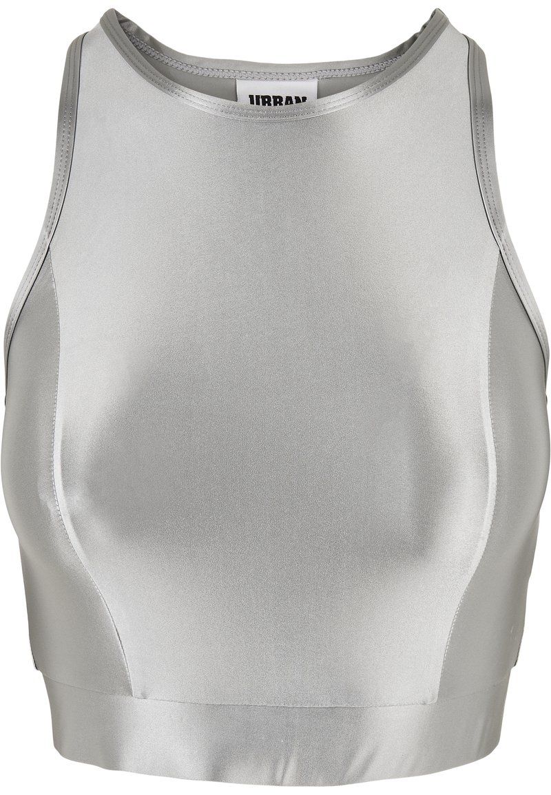 Urban Classics LADIES CROPPED SHINY TOP - Top