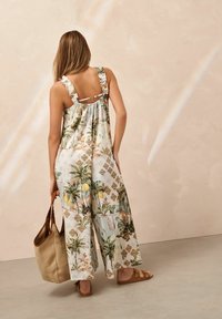 Next Overall / Jumpsuit - white lemon print