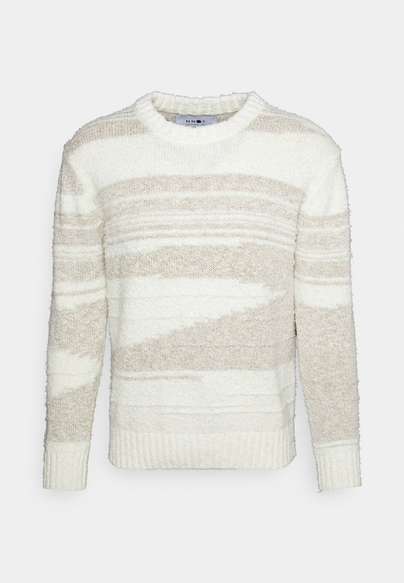 Herren T-shirts & Polos | NN07 VINNY Strickpullover ecru multi/beige - OE35818 Herren T-shirts & Polos | NN07 VINNY Strickpullover ecru multi/beige - OE35818