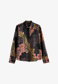 Neizvēlēts, black purple paisley print