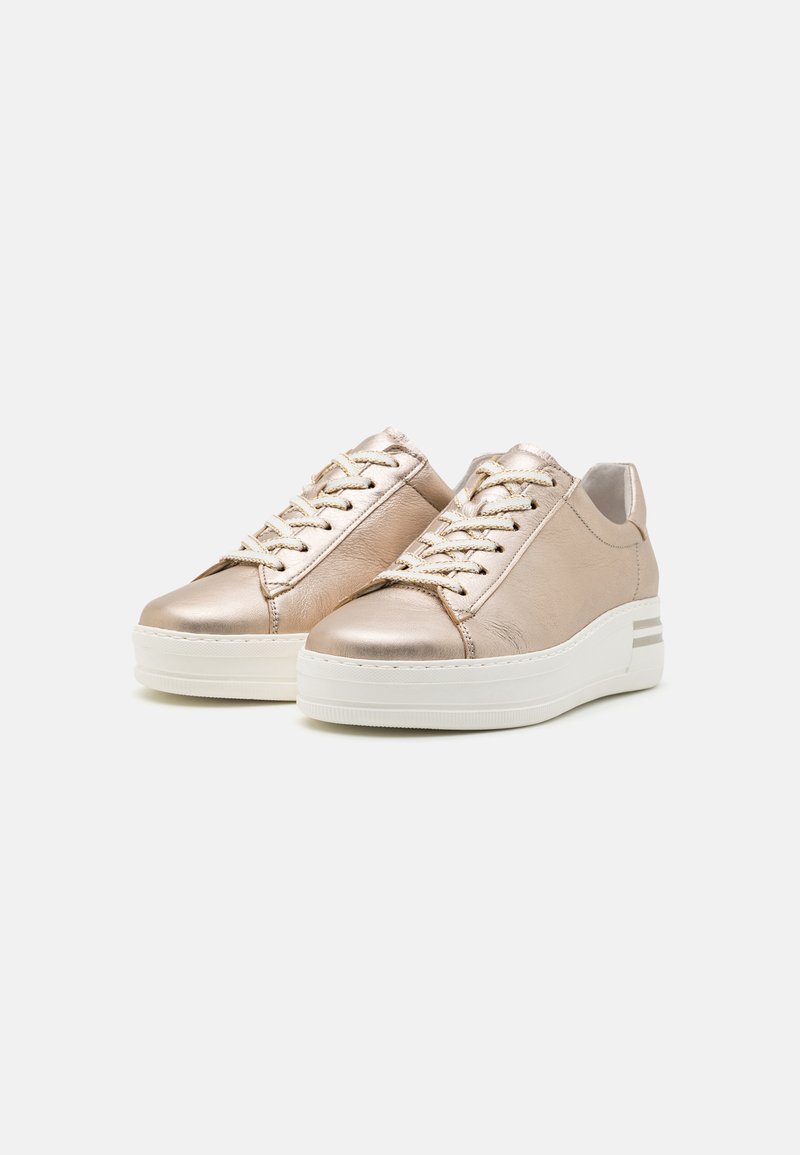 Pink Gabor Sneaker Rosegold Gabor Comfort Trainers Puder/gold