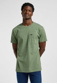 Lee - SHORT SLEEVE ULTIMATE POCKET - T-shirt basic - mercantile mele Miniatuurafbeelding 1