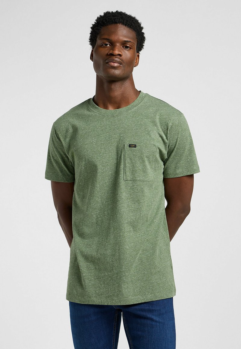 Lee - SHORT SLEEVE ULTIMATE POCKET - T-shirt basic - mercantile mele, Vergroten