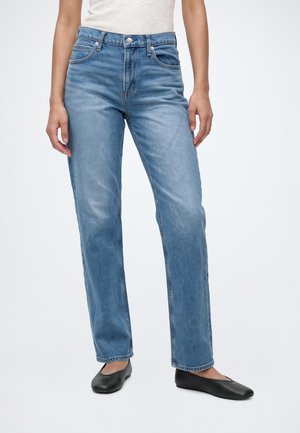 GAP, MR STRAIGHT TAPER BOULEVARD DEST - Дънки с прав крачол - destroy medium wash