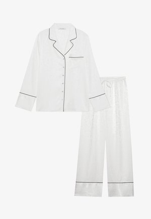 Anna Field TONAL SNAKE PRINT SET - Pyjama - white