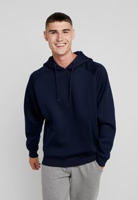 Urban Classics RAGLAN ZIP POCKET HOODY - Felpa con cappuccio - midnightnavy