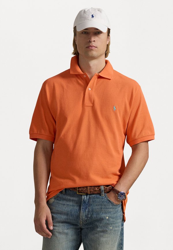 THE ICONIC MESH POLO SHIRT - Polo shirt - spring melon