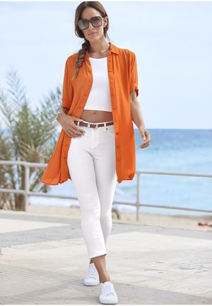 Overhemdblouse - orange