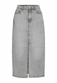 VILA MIDI - Pliiatsseelik - light grey denim