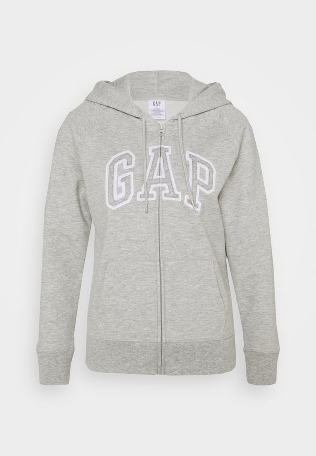 veste en sweat zippée - light heather grey