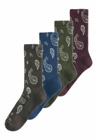 Unselected, blue green brown pattern