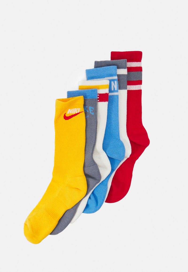 Nike Performance - EVERYDAY PLUS CUSH CREW RETRO UNISEX 6 PACK - Sportzoknik - uni red(sail)/sail(uni red)/uni blue(sail)/sail(sail)/cool grey(uni blue)/uni gold(sail), Nagyítás