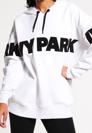 Felpa con cappuccio - white