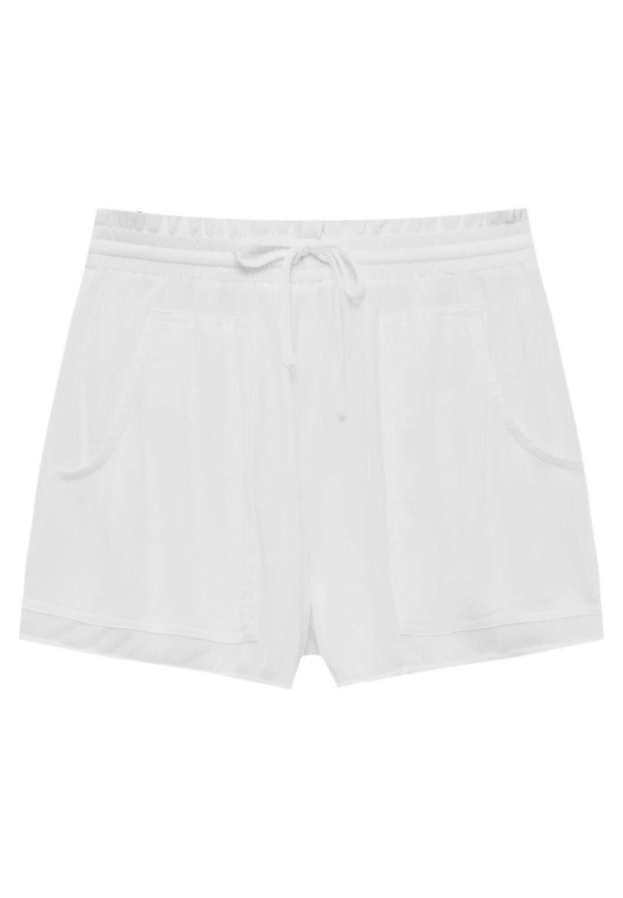 PULL\u0026BEAR BERMUDA - Shorts - white/wit - Zalando.be