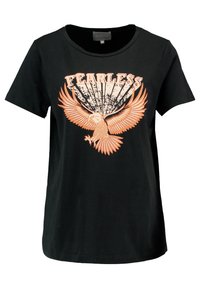 Culture T-shirt med print - black