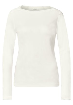 Street One, BASIC SHIRT MIT U-BOOT-AUSSCHNITT - T-shirt à manches longues - off white