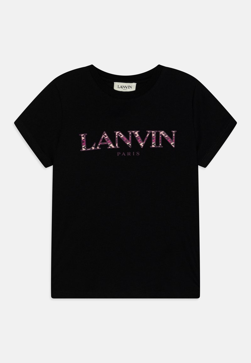 LANVIN T-shirt print zwart