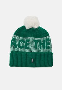RETRO CABIN BEANIE - Berretto - evergreen/white dune