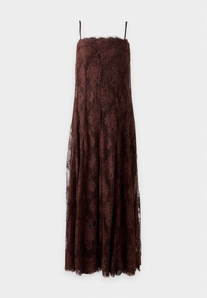 Abercrombie & Fitch, REMOVEABLE SLIP FLOATY MAXI - Μάξι φόρεμα - brown