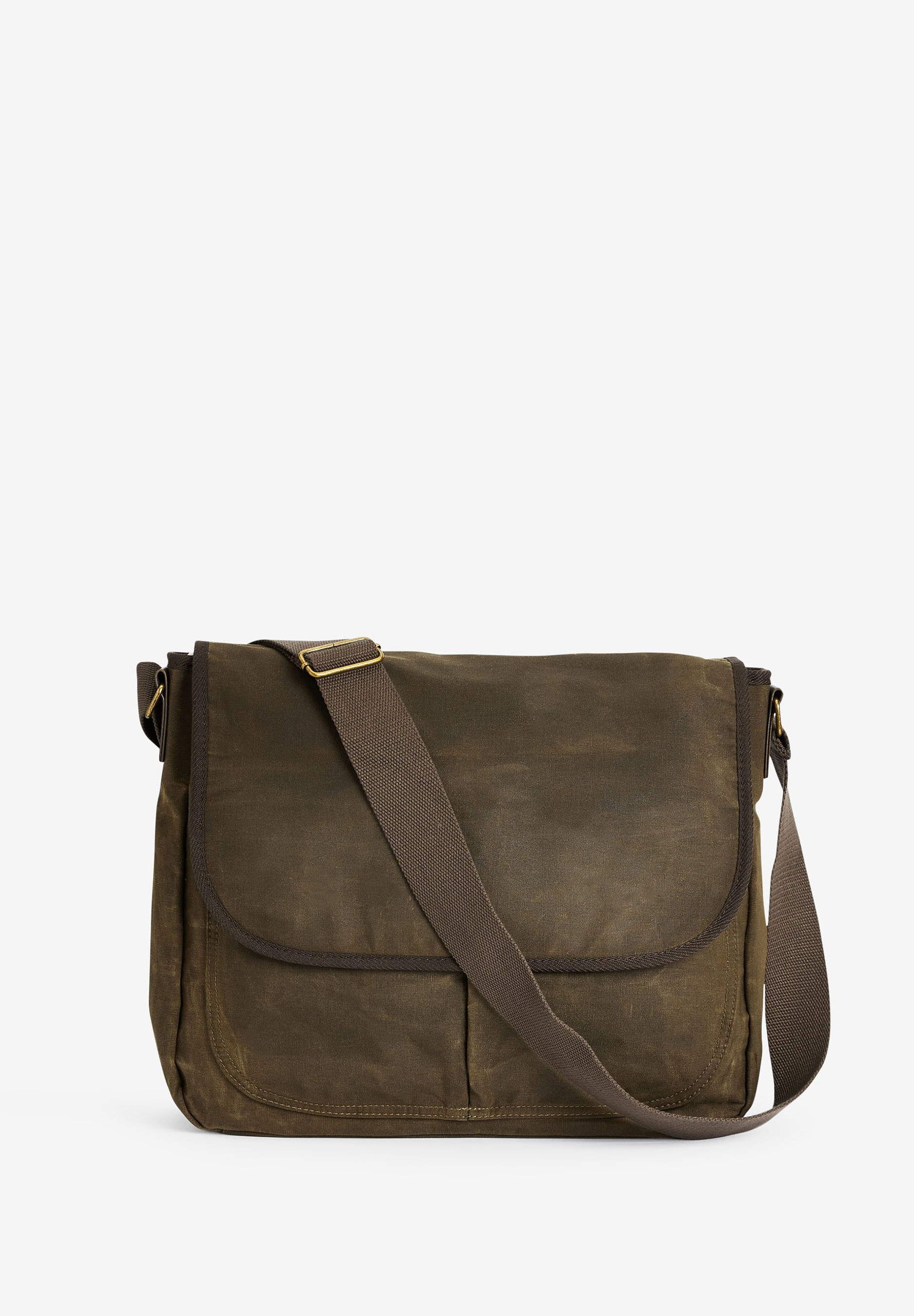 khaki man bag