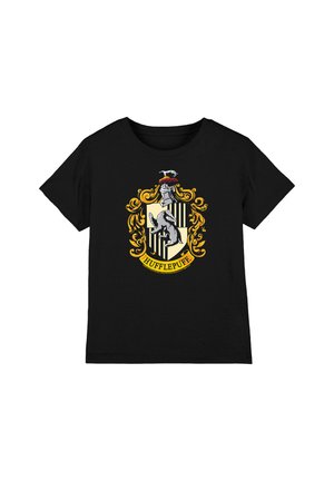 Cotton Soul, HARRY POTTER HUFFLEPUFF CREST UNISEX - Print T-shirt - black