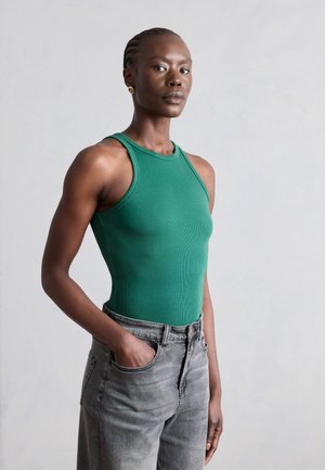 Marc O'Polo MOP CLUB '67 TANK TOP, RIB - Topper - ivy green