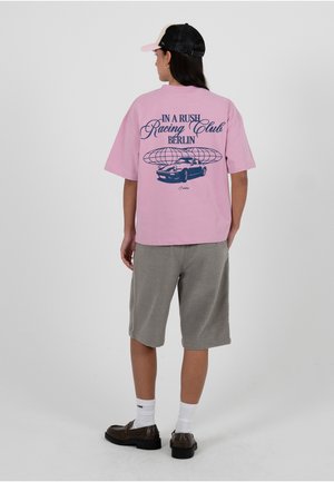 IN A RUSH TEE - T-Shirt print - rose