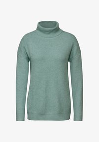 Cecil MIT ROLLKRAGEN Strickpullover grün/hellgrün-meliert