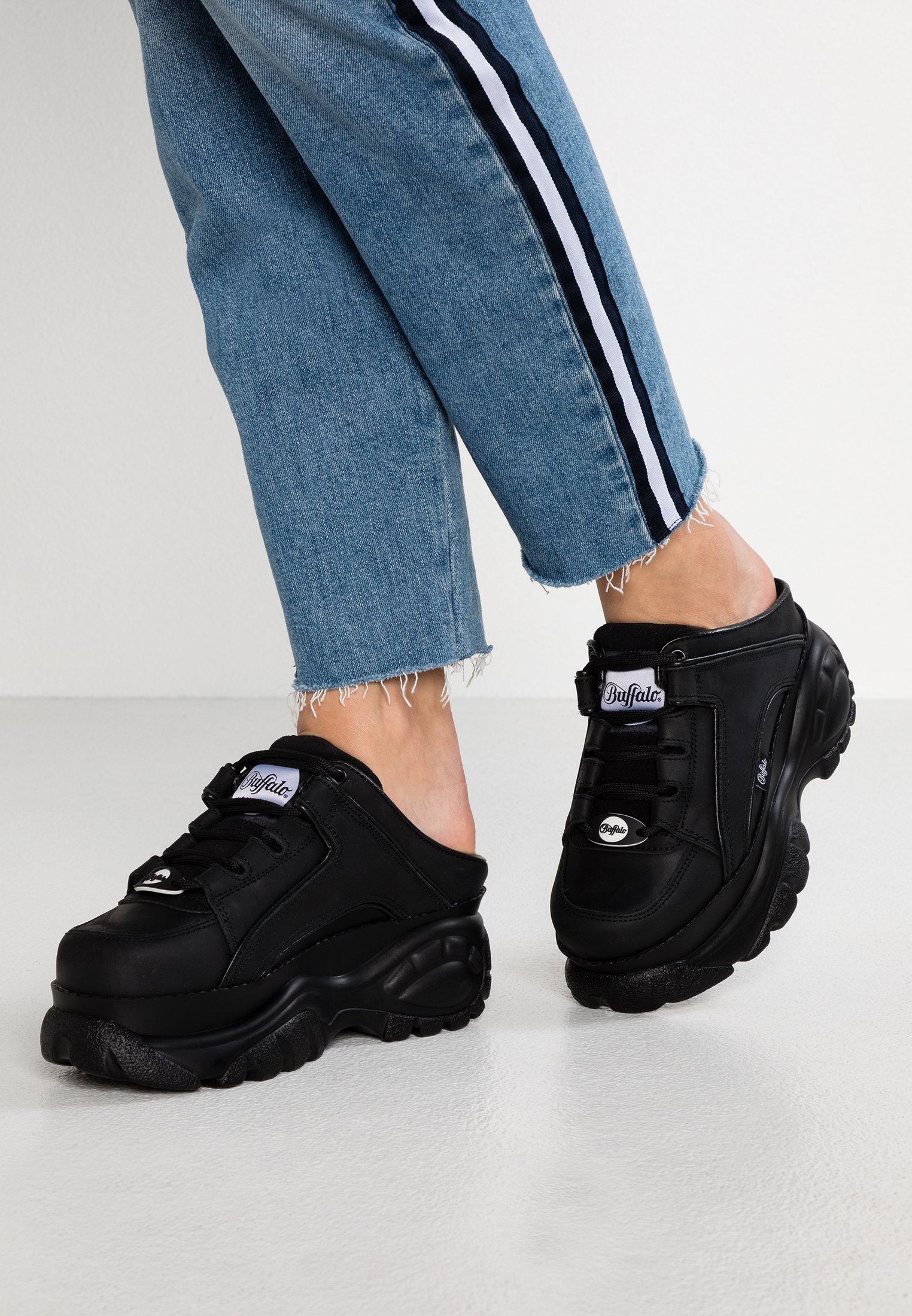 buffalo london sneakers black