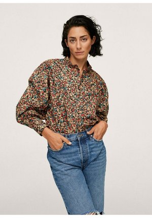 BLOUSE - Koszula - bruin