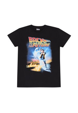 BACK TO THE FUTURE POSTER - T-shirt print - black