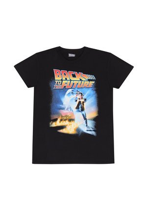 BACK TO THE FUTURE POSTER - T-Shirt print - black