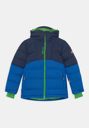 KIDS GRYLLEFJORD UNISEX - Winterjas - navy/medium blue/bright green