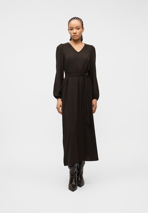 VMALVA V NECK - Dolga obleka - chocolate torte