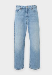 HARRISON - Baggy fit teksad - light blue