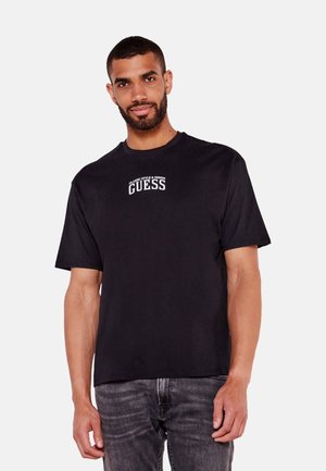 MIRROR CREST TEE - T-Shirt print - black