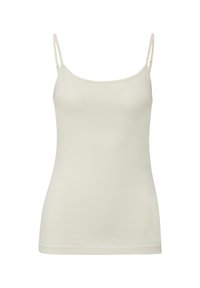 SLIM-FIT MIT VERSTELLBAREN SPAGHETTITRÄGERN - Top - natur
