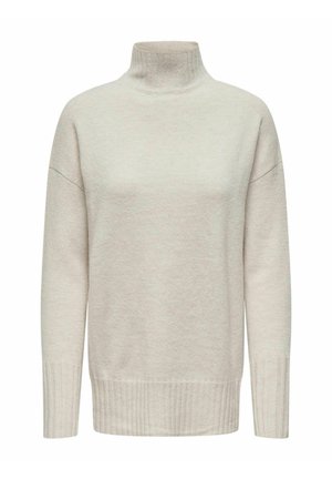 ONLY ONLGABRIEL LIFE HIGHNECK  - Strickpullover - pumice stone