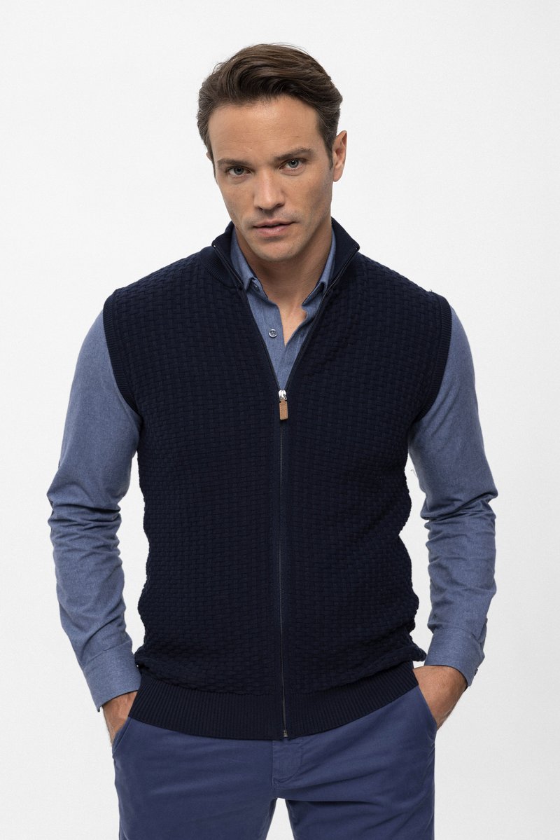 Felix Hardy SLEEVELESS - Smanicato - navy blue