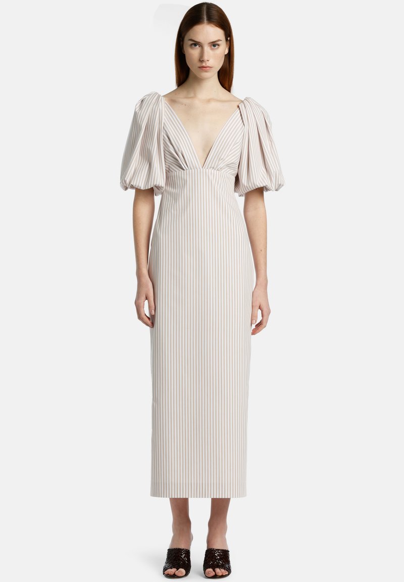 Luisa Spagnoli - PANDOLCE - Shift dress - riga beige bianco, Enlarge