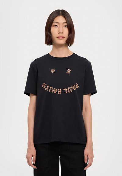 PS Paul Smith HAPPY - Print T-shirt - black