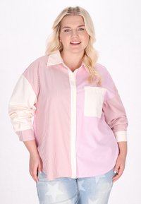 myMo Košilová halenka  - light pink stripes