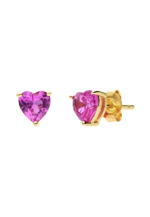 HEARTS - Oorbellen - gold pink