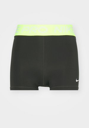 Nike Performance 365 SHORT - Tamprės - black/yellow