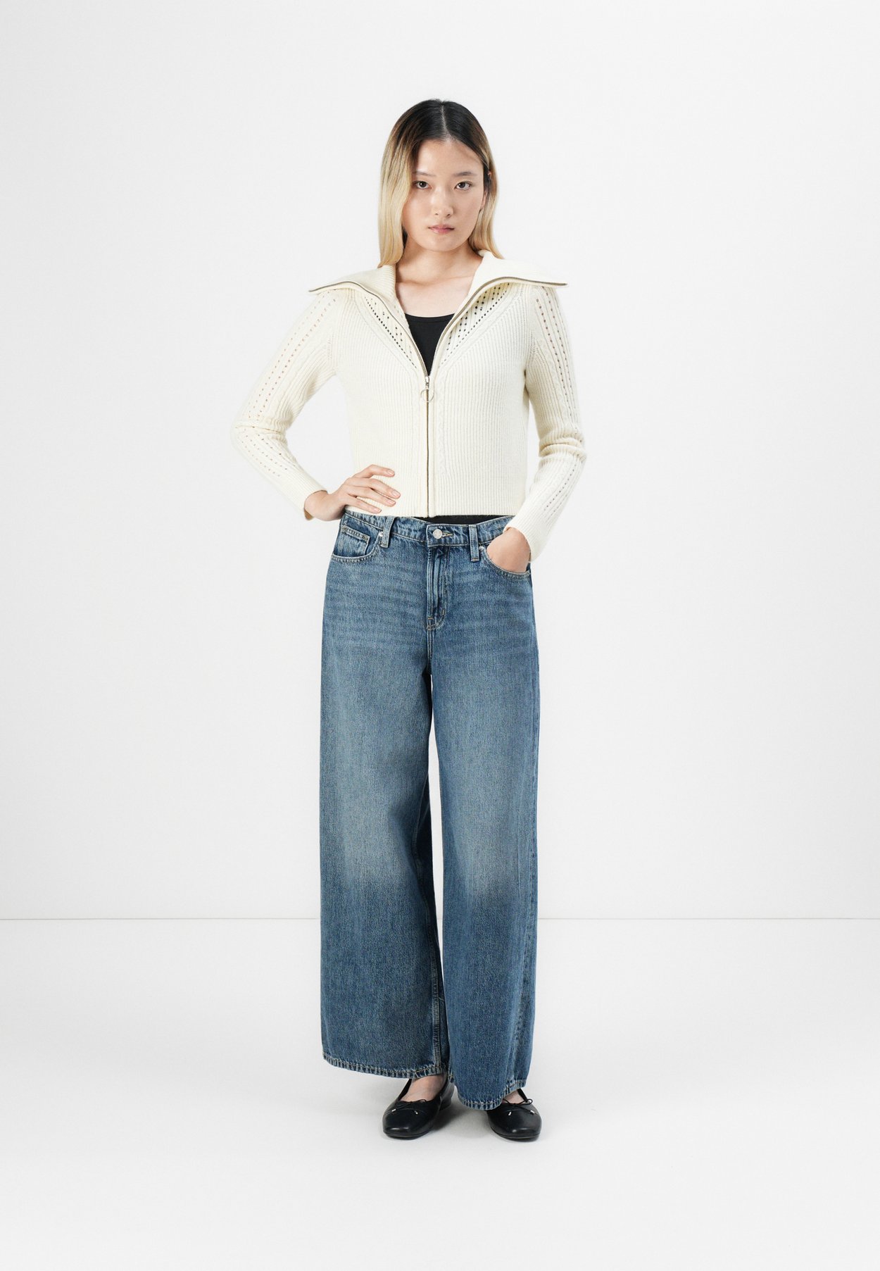 ONLLISELOTTE ZIP CARDIGAN