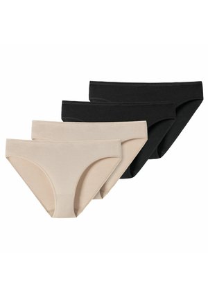 ESSENTIALS  4ER PACK - Slip - schwarz  sand